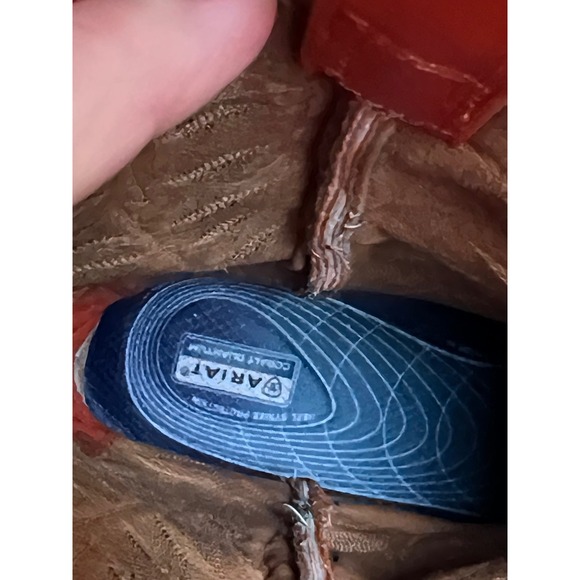 Ariat Men's Leather Tennessee UT Vols Western Boots Size 8.5 D worn Once - Picture 9 of 12